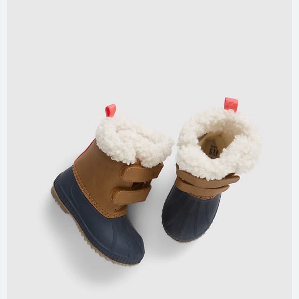 Toddler Winter Boots with Faux Fur Lining